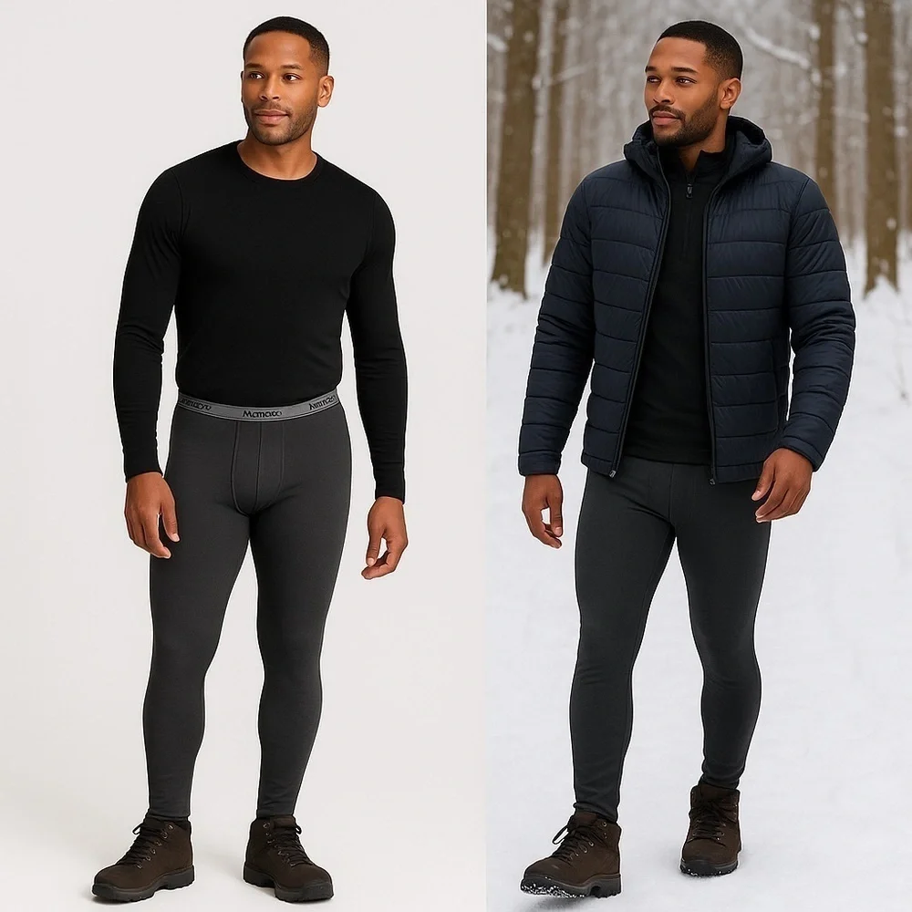 Marmot Men Long 2-Underware Long Johns Cold Weather Snow Winter Outdoor Wear XL